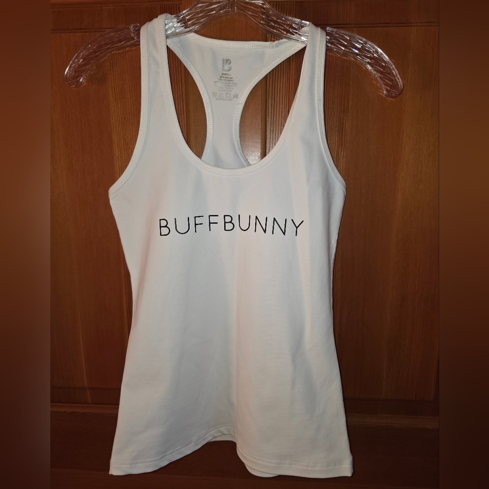 Buff Bunny Racer Back Athlethic Tank Top NWOT Size Small